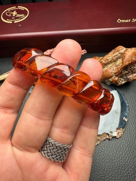 Damla Kehribar Bileklik