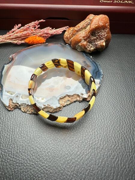 Damla Kehribar Bileklik