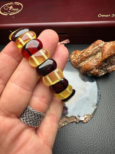 Damla Kehribar Bileklik