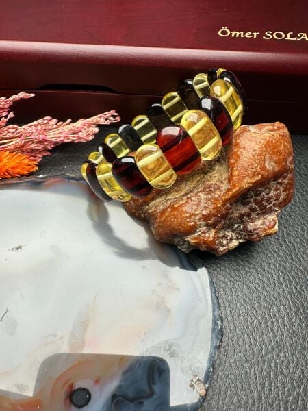 Damla Kehribar Bileklik