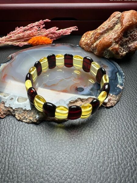 Damla Kehribar Bileklik