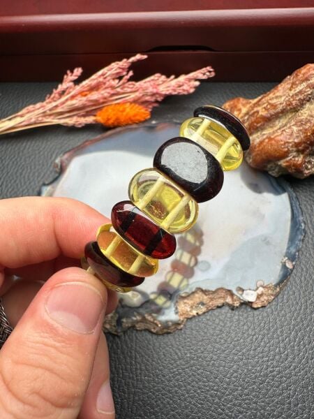 Damla Kehribar Bileklik