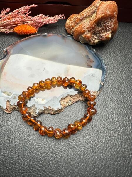 Damla Kehribar Bileklik