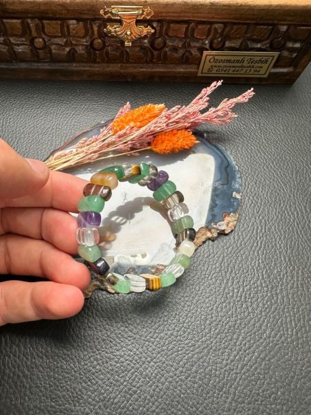 Karışık Miks Doğal Taş Bileklik