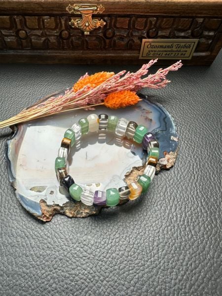 Karışık Miks Doğal Taş Bileklik