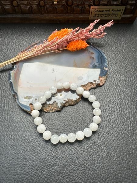 Ay Taşı  Doğal Taş Bileklik