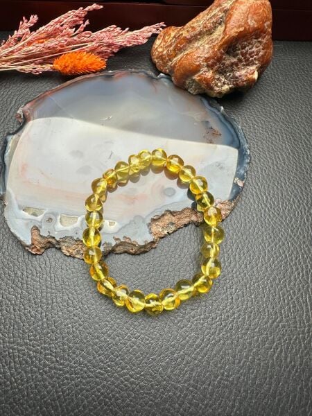 Damla Kehribar Bileklik