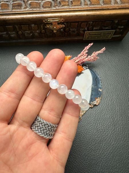 Ay Taşı  Doğal Taş Bileklik