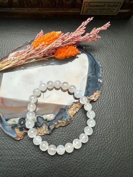 Ay Taşı  Doğal Taş Bileklik