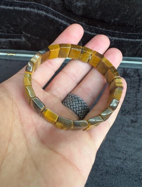 Rolex Model Kaplangözü Doğal Taş Bileklik
