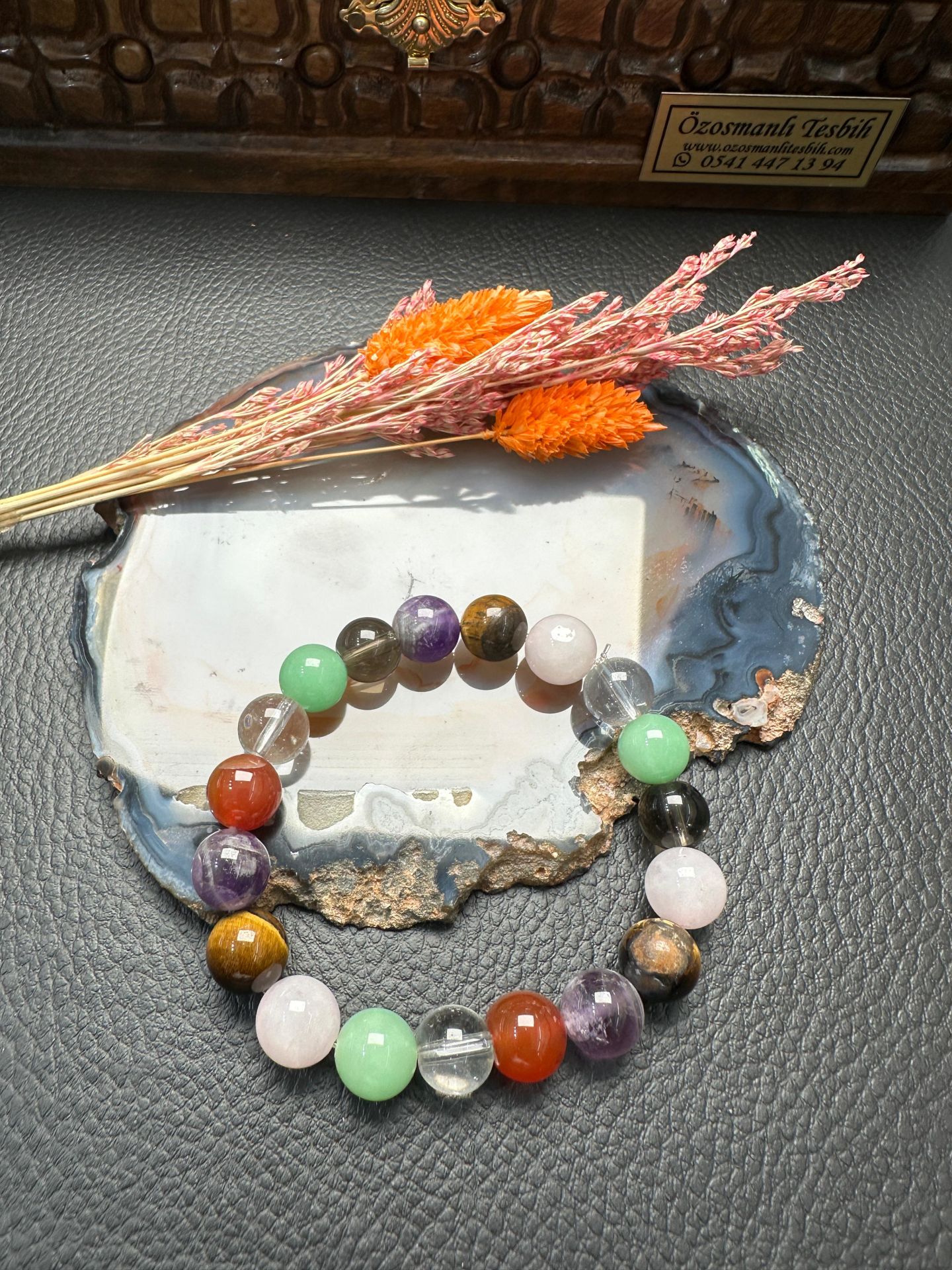 Karışık Doğal Taş Bileklik