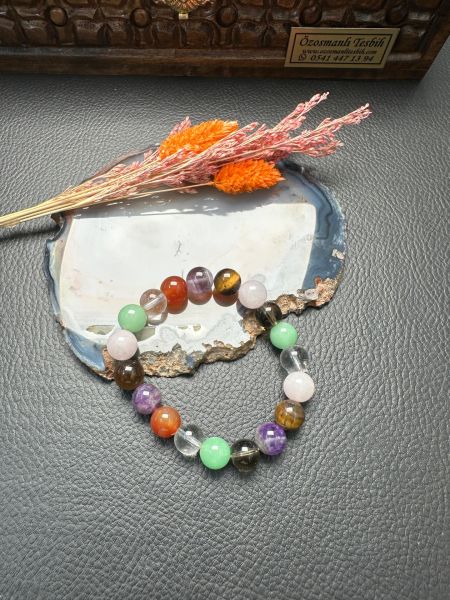 Karışık Doğal Taş Bileklik