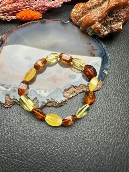 Damla Kehribar Bileklik