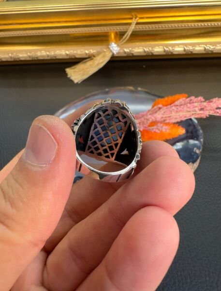 Aqua Marine Taşlı Gümüş Yüzük