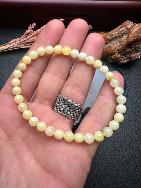 Damla Kehribar Bileklik