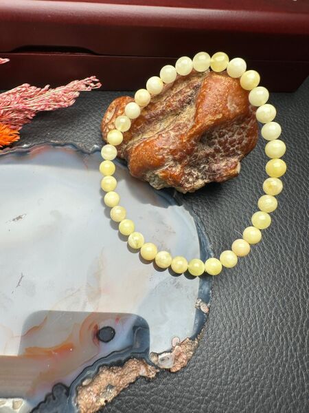 Damla Kehribar Bileklik