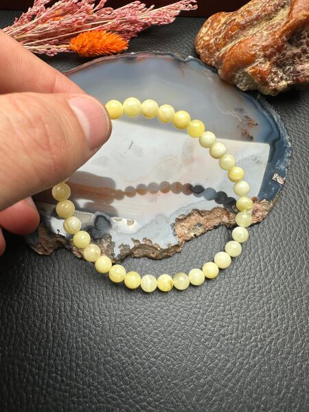 Damla Kehribar Bileklik