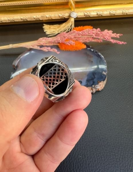 Mescid-i Aksa Kubbe Model Gümüş Yüzük