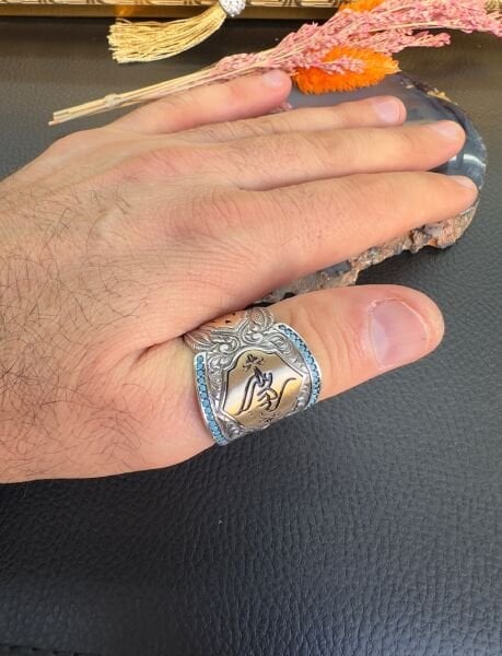 Zihgir Model Gümüş Yüzük