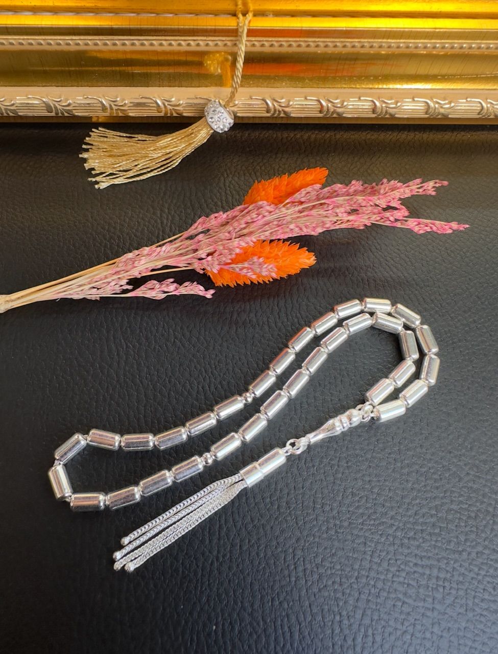 Kapsül Model Gümüş Tesbih