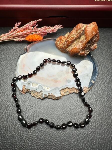 Damla Kehribar Bebek Diş Kolyesi