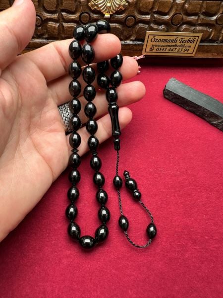 Beyzi Model Sade Erzurum Oltu taşı Tesbih