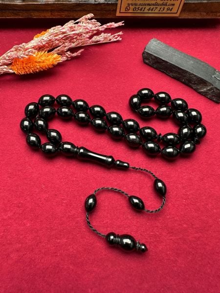 Beyzi Model Sade Erzurum Oltu taşı Tesbih