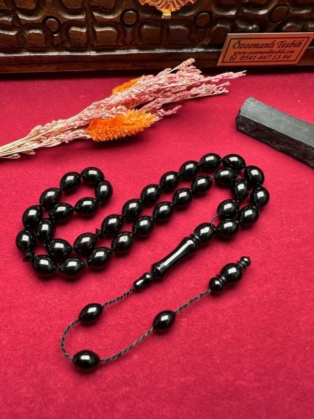 Beyzi Model Sade Erzurum Oltu taşı Tesbih