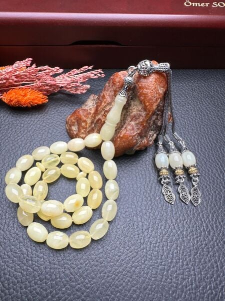 Rus Kaya Damla Kehribar Tesbih