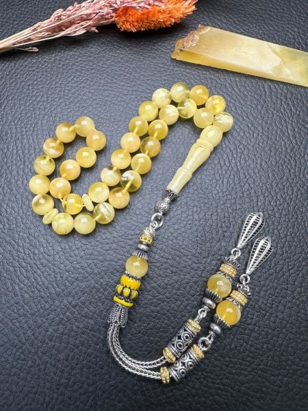 Rus Kaya Damla Kehribar Tesbih