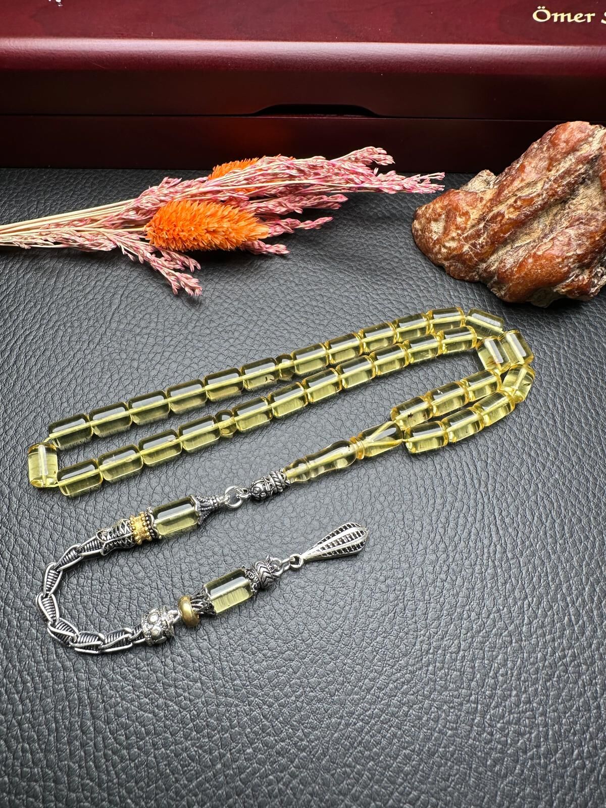 Rus Kaya Damla Kehribar Tesbih