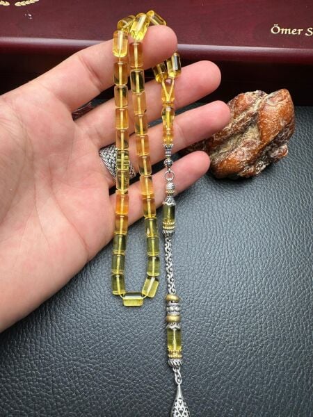 Rus Kaya Damla Kehribar Tesbih