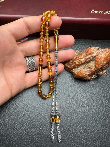 Rus Kaya Damla Kehribar Tesbih