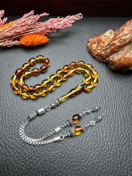 Rus Kaya Damla Kehribar Tesbih