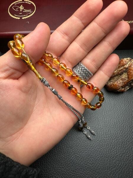 Rus Kaya Damla Kehribar Tesbih