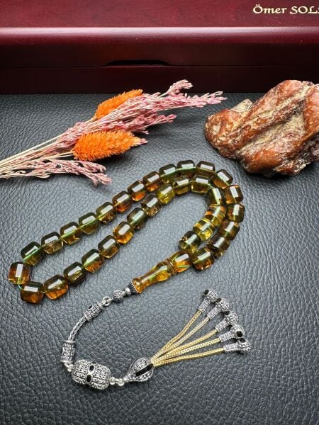 Rus Kaya Damla Kehribar Tesbih