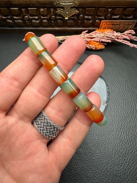 Akik  Doğal Taş Bileklik