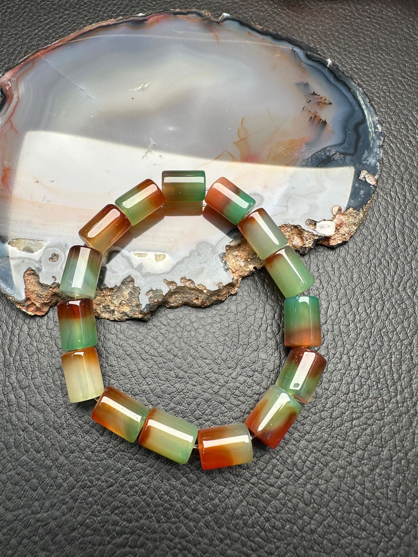 Akik  Doğal Taş Bileklik