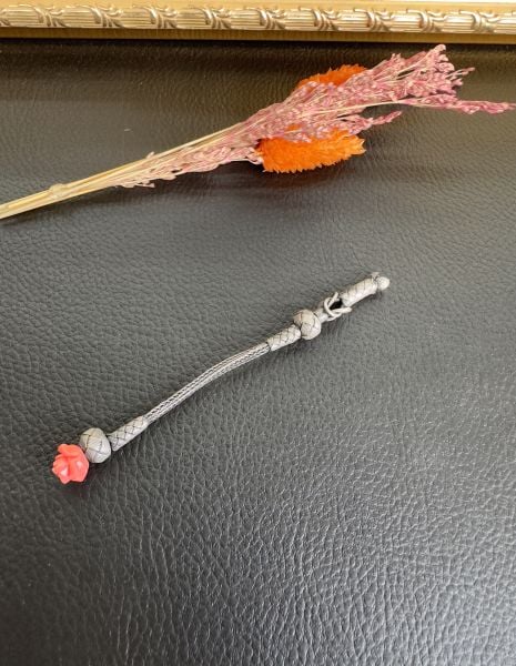 Özel Gül Tasarım Tekli Kazaz Püskül