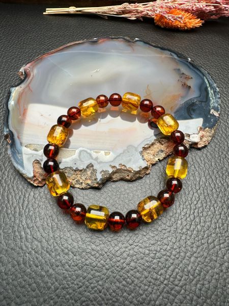 Damla Kehribar Bileklik