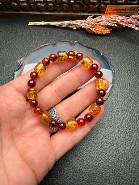 Damla Kehribar Bileklik