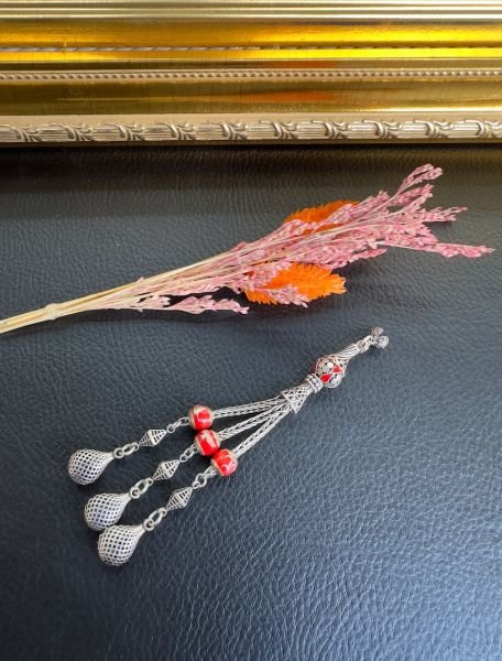 Özel tasarım Gümüş Püskül