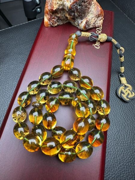 Rus Kaya Damla Kehribar Tesbih