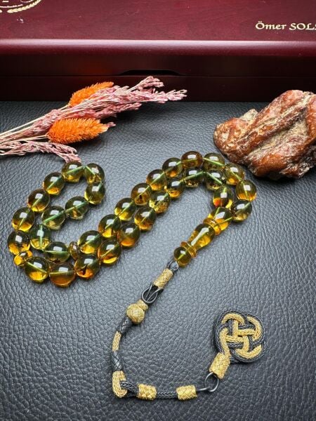 Rus Kaya Damla Kehribar Tesbih