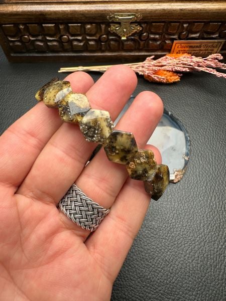 Damla Kehribar Bileklik