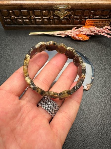 Damla Kehribar Bileklik