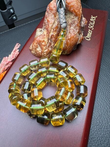 Rus Kaya Damla Kehribar Tesbih