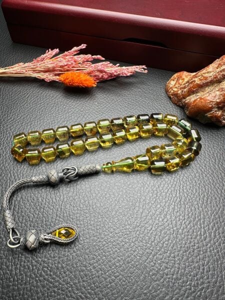 Rus Kaya Damla Kehribar Tesbih