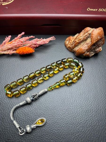 Rus Kaya Damla Kehribar Tesbih