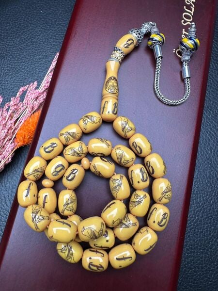 Kapsül Model Fenerbahçe Taraftar Sıkma Kehribar Tesbih